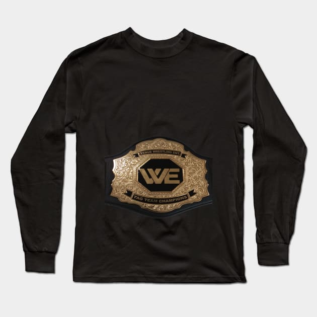 VWE TAG BELT Long Sleeve T-Shirt by Venue Wrestling 